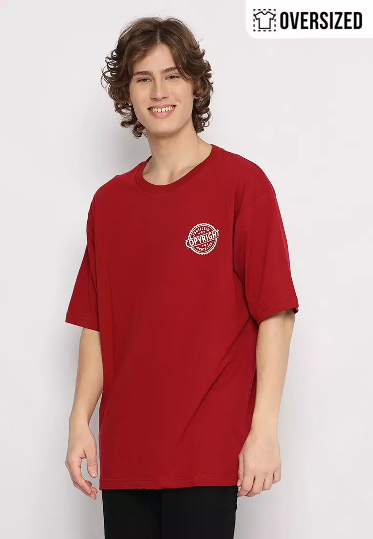 RBJ T-Shirt Cotton Oversized Pria 2079230301