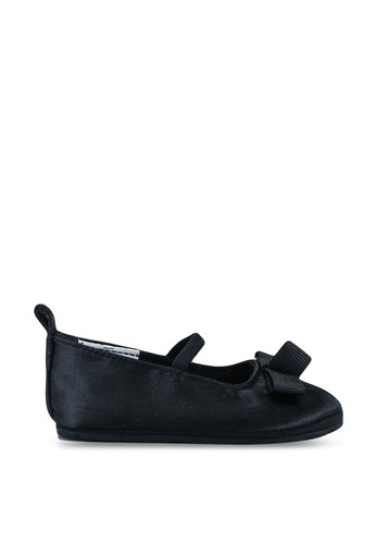 baby girl bow detailed ballerina flats