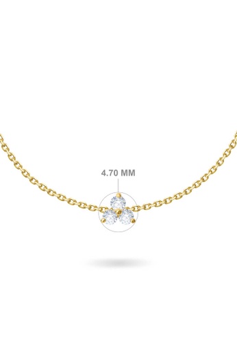 Aquae Jewels yellow Bracelet Britney 18K Gold and Diamonds - Yellow Gold BC481ACAE89853GS_1