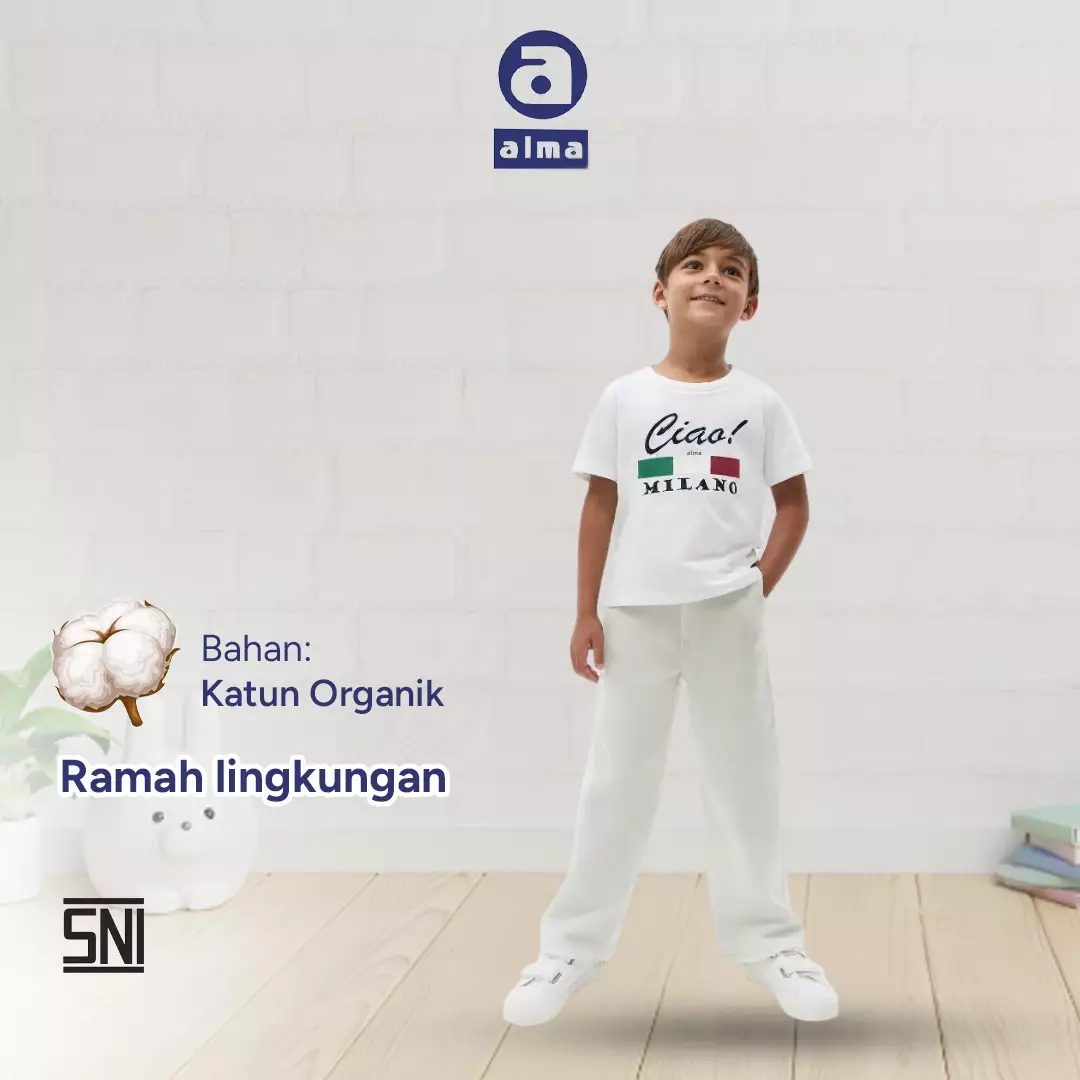 Alma Kids T-shirt Kaos Ciao Milano Tee