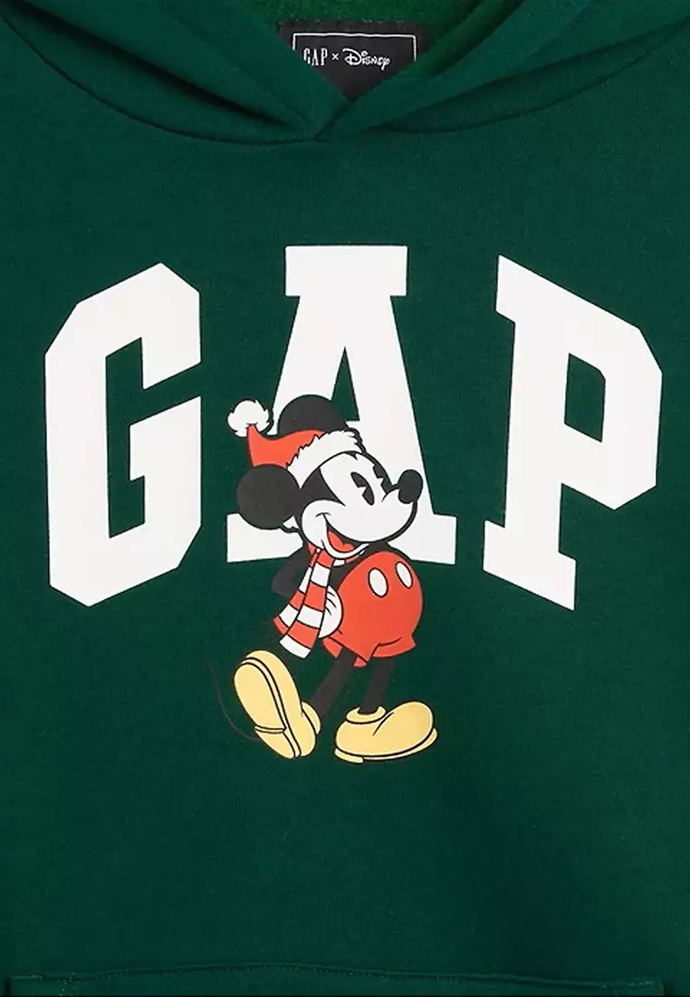Disney x GAP Kids Mickey Mouse Relaxed Fit Logo Hoodie