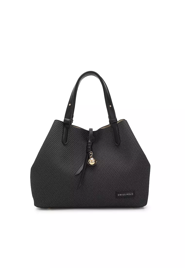 Women's Top Handle Bag / Sling Bag / Crossbody Bag / Shoulder Bag (Tas Tangan Wanita / Tas Selempang Wanita / Tas Bahu Wanita) - Hitam