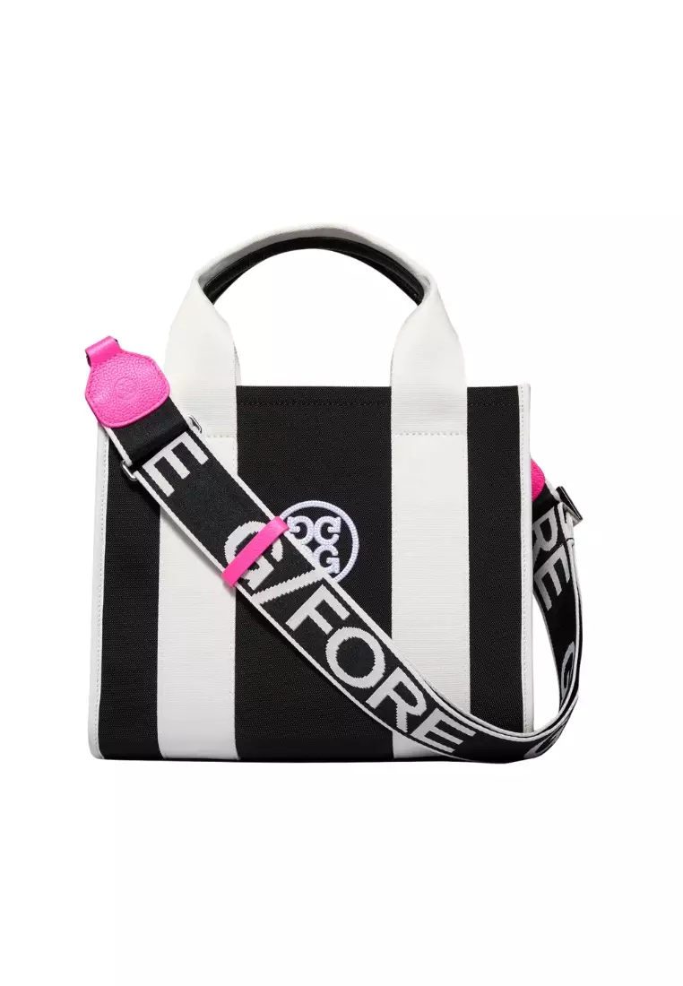 Buy G/FORE Pray For Birdies Canvas Square Bag (Onyx) 2026 Online
