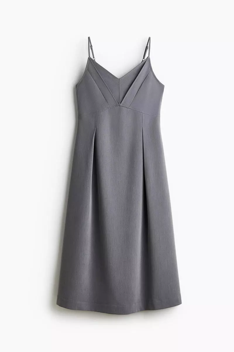 Strappy V-neck dress