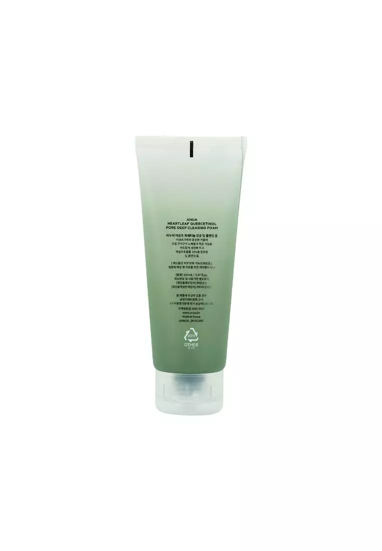 Anua Heartleaf Quercetinol ™ Pore Deep Cleansing Foam 150ml