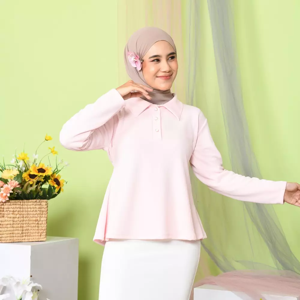 Rara Knit Top Slimfit - Soft Pink M19893 R62S4