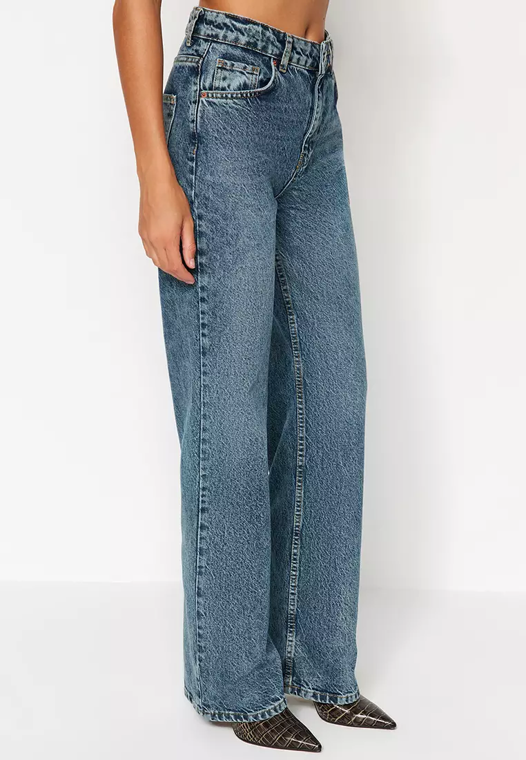 High Waist Wide Leg Jeans