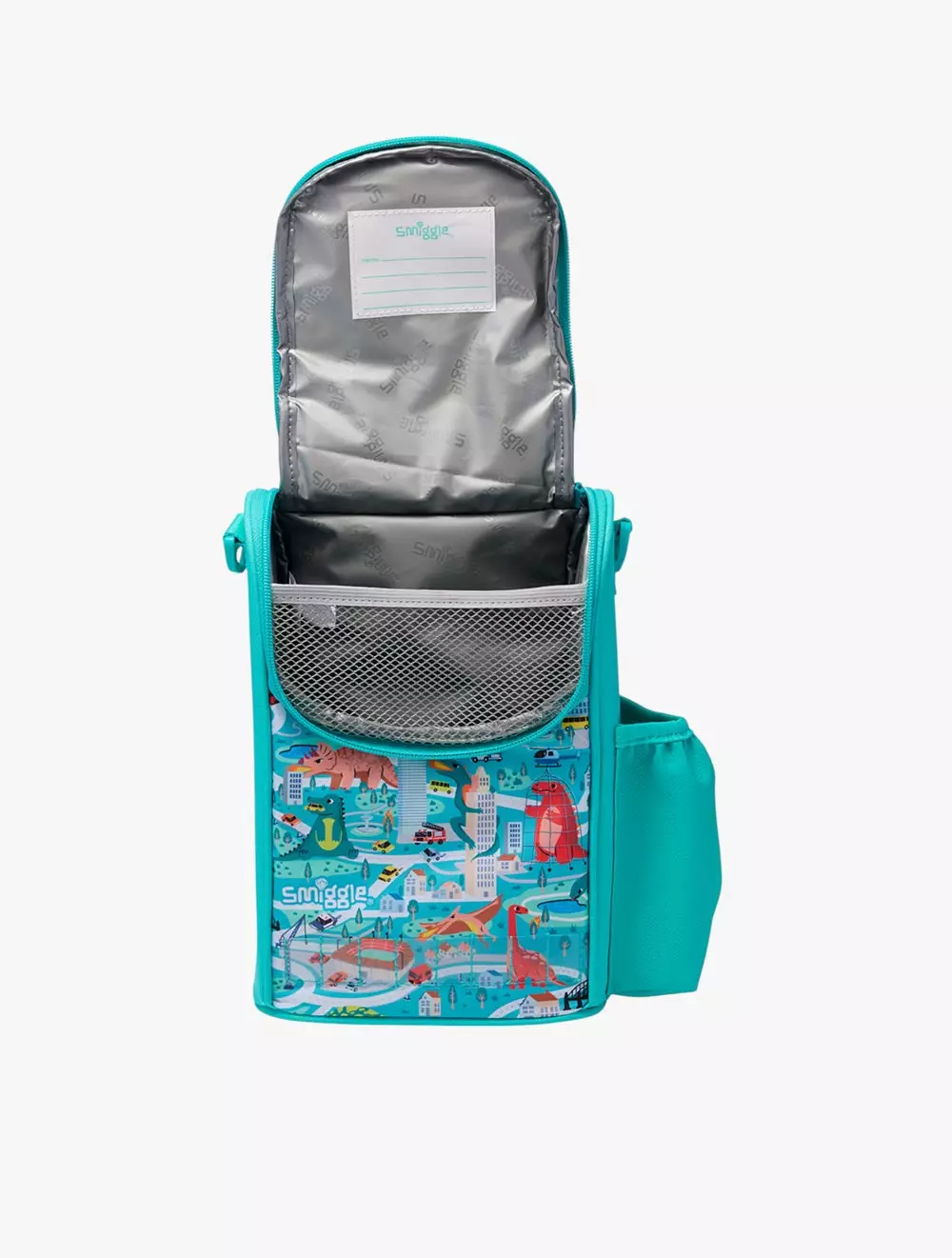 Smiggle Lunch Box Strap Junior Id Adventurous - IGL457108GRN