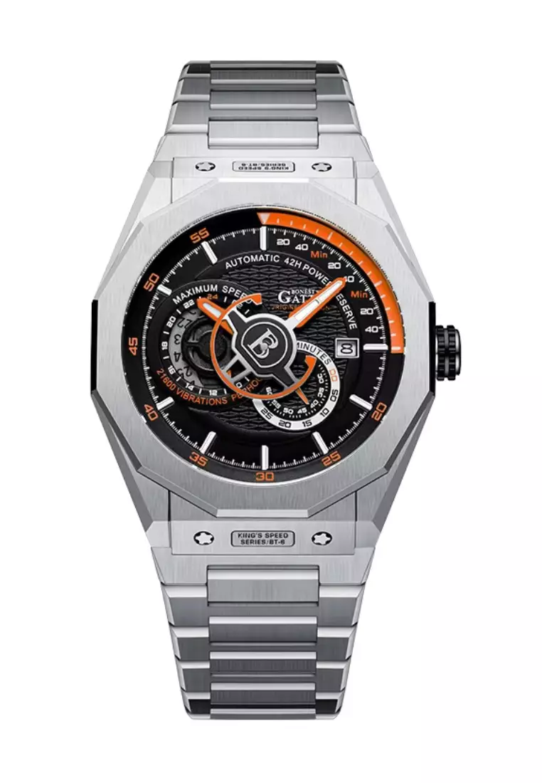 BONEST GATTI™ Automatic Unisex Stainless Steel Watch, Stainless Steel Bracelet