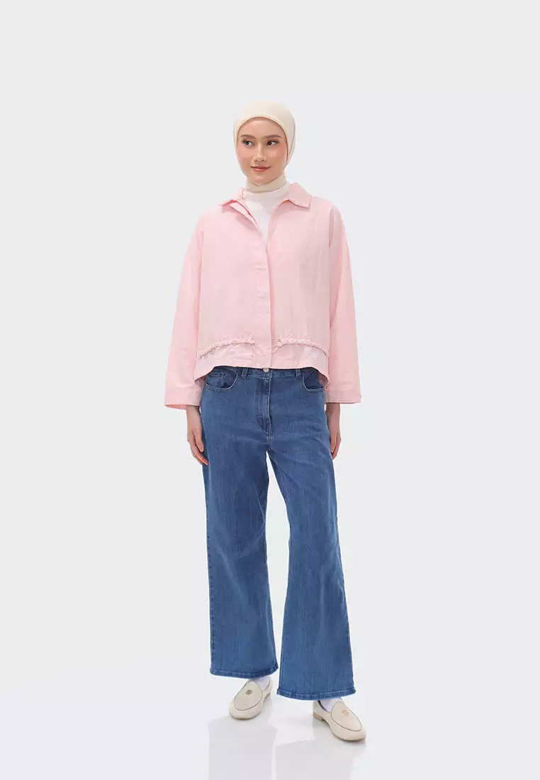 Ria Miranda Tender Pink Juhua Jacket