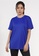 CROWN blue Round Neck Drifit T-Shirt 027F6AAB5722A9GS_1