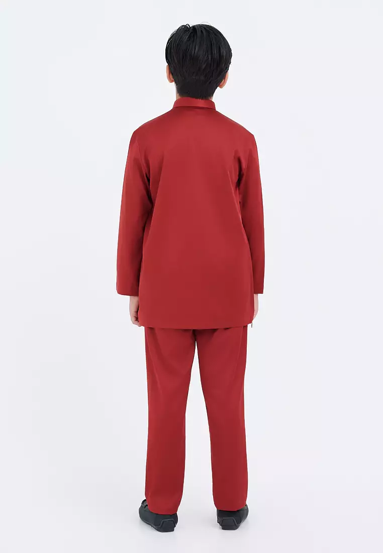 Gene Martino - Faez Baju Melayu Slim Fit Sedondon – Junior 1292