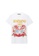 MOSCHINO white MOSCHINO women's Versailles rose short sleeve T-shirt F18E8AA7217B29GS_1