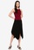ck Calvin Klein black Ribbed Viscose Nylon Skirt 830ECAAD2FD9C6GS_4
