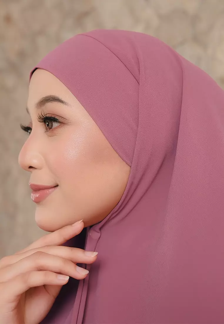 KHIBAN KHAIRA MAGNET PLUS NIQAB - PURPLISH PINK