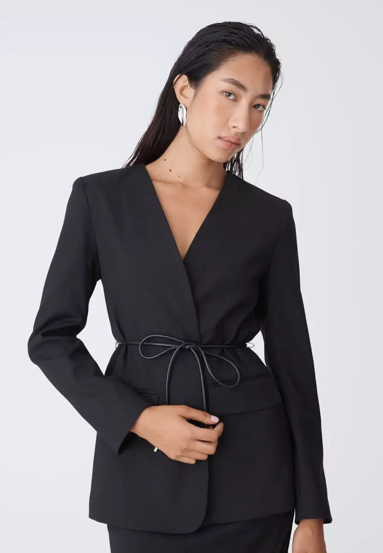 Aaria Collarless Blazer