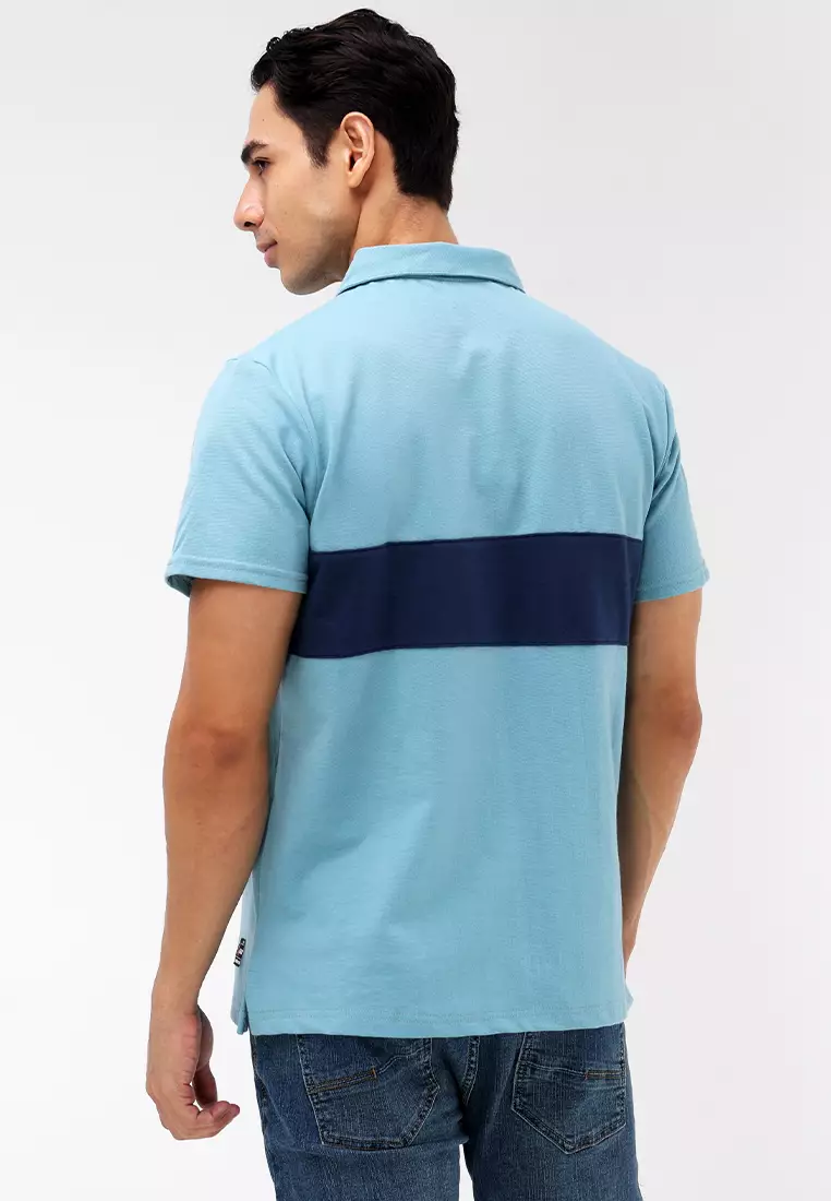Collared Waffle Polo Short Sleeves