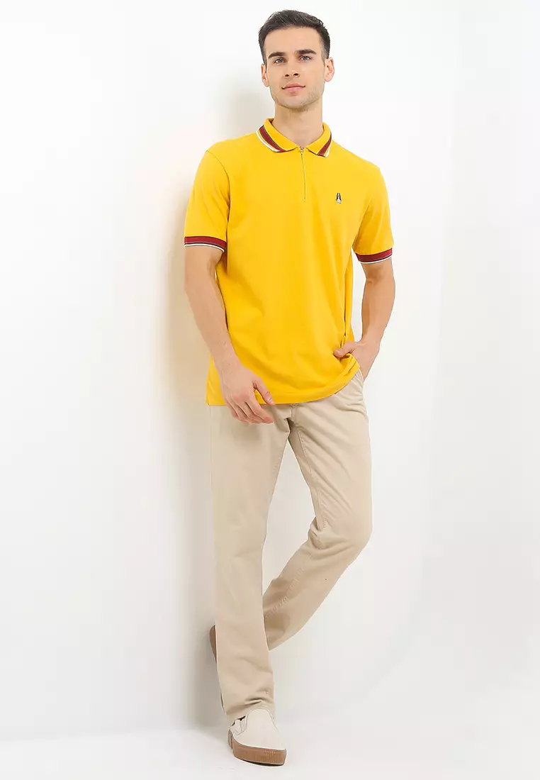 Ginova Stripe Collar Polo