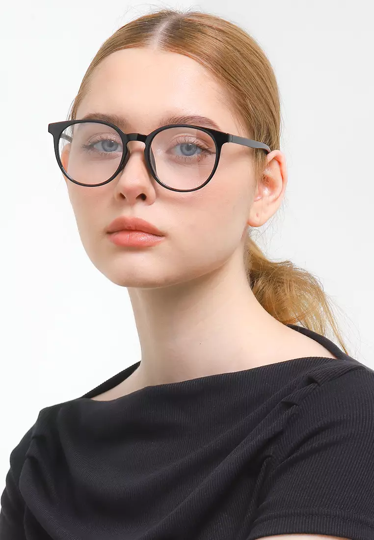 Kacamata TR Lentur Pria Wanita Antiradiasi Shanon Black