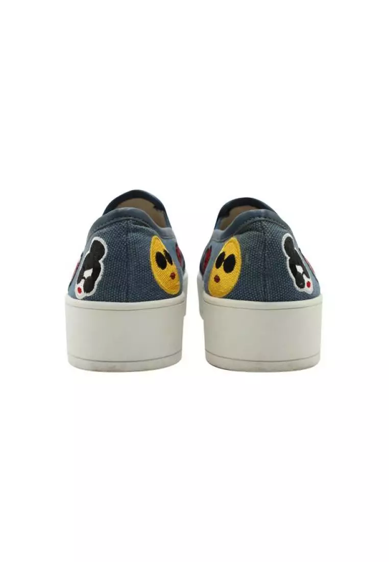 Buy Alice Olivia Pre Loved ALICE OLIVIA Denim Slip On Sneakers