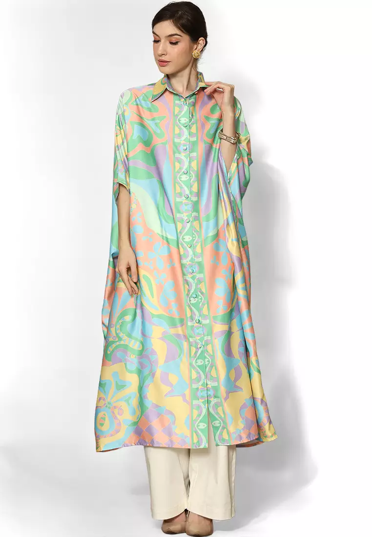 Kanzi Collared Kaftan