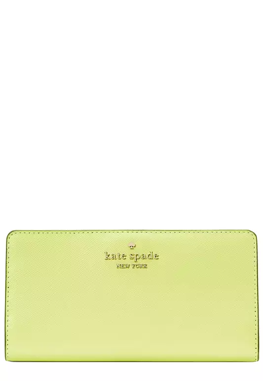 Madison Large Slim Wallet in Lime Slushy KI366