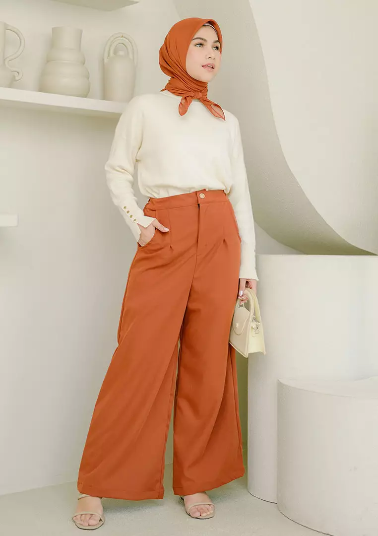 Mona Pants Terracotta S