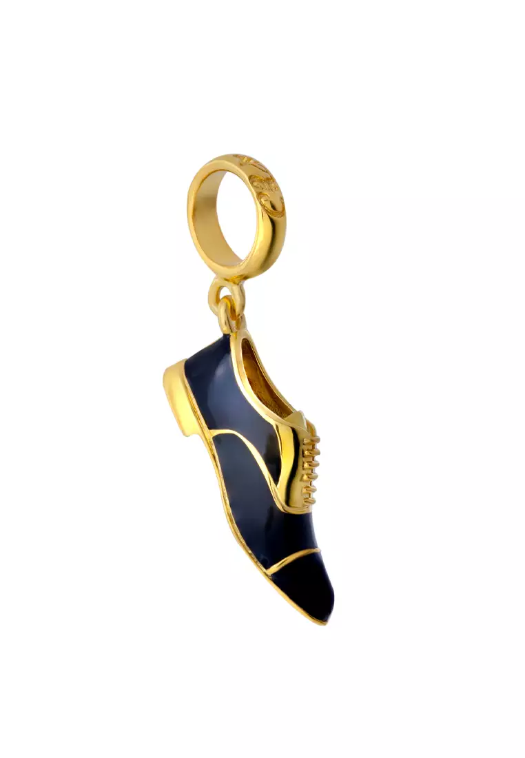 TOMEI Chomel Derby Shoe Charm, Yellow Gold 916