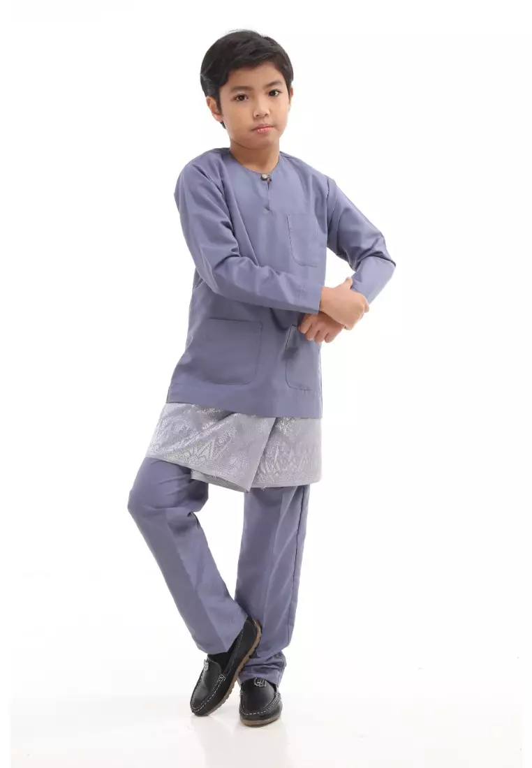 Baju Melayu Moden Teluk Belanga For Kids