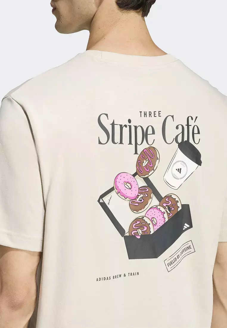 Coffee Cafe Donut Box Graphic T-Shirt