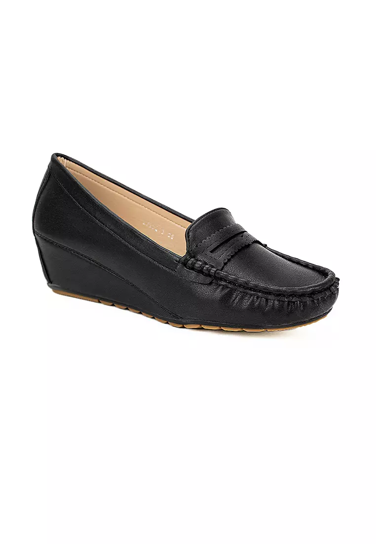Discount on Mario D' boro Runway  shoes - SKU: Women's Wedge Shoes Lv 22213 Black C5