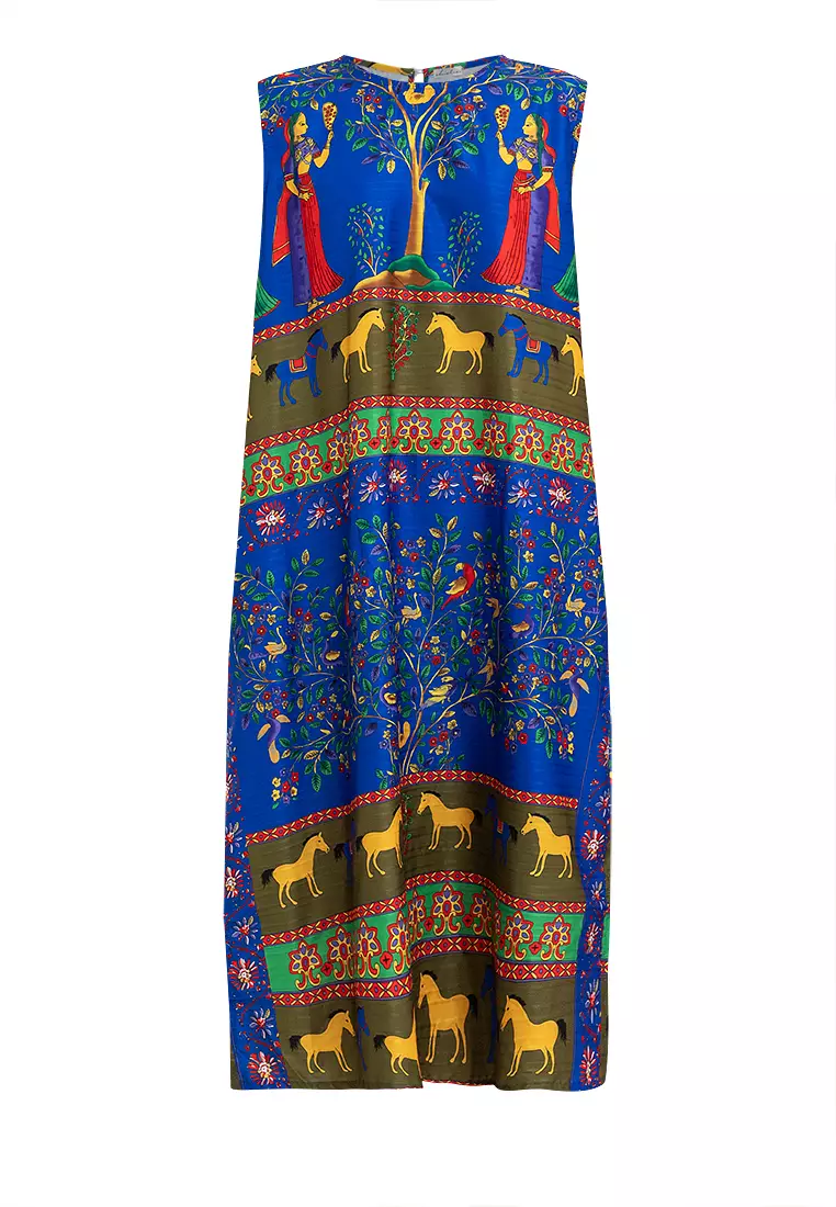 Erin Egyptian Print Dress