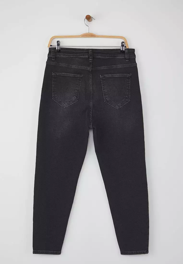 Gray High Waist Stretchy Skinny Denim Plus Size Jeans Tbbaw26Cj00006