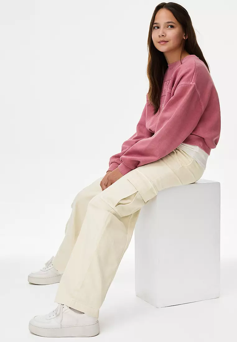 Wide Leg Cotton Rich Cargos