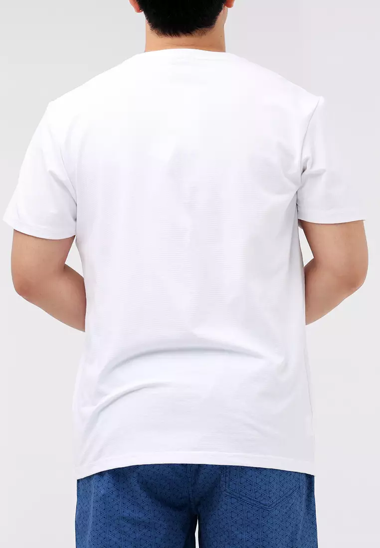 Round Neck Crazyline Short Sleeves