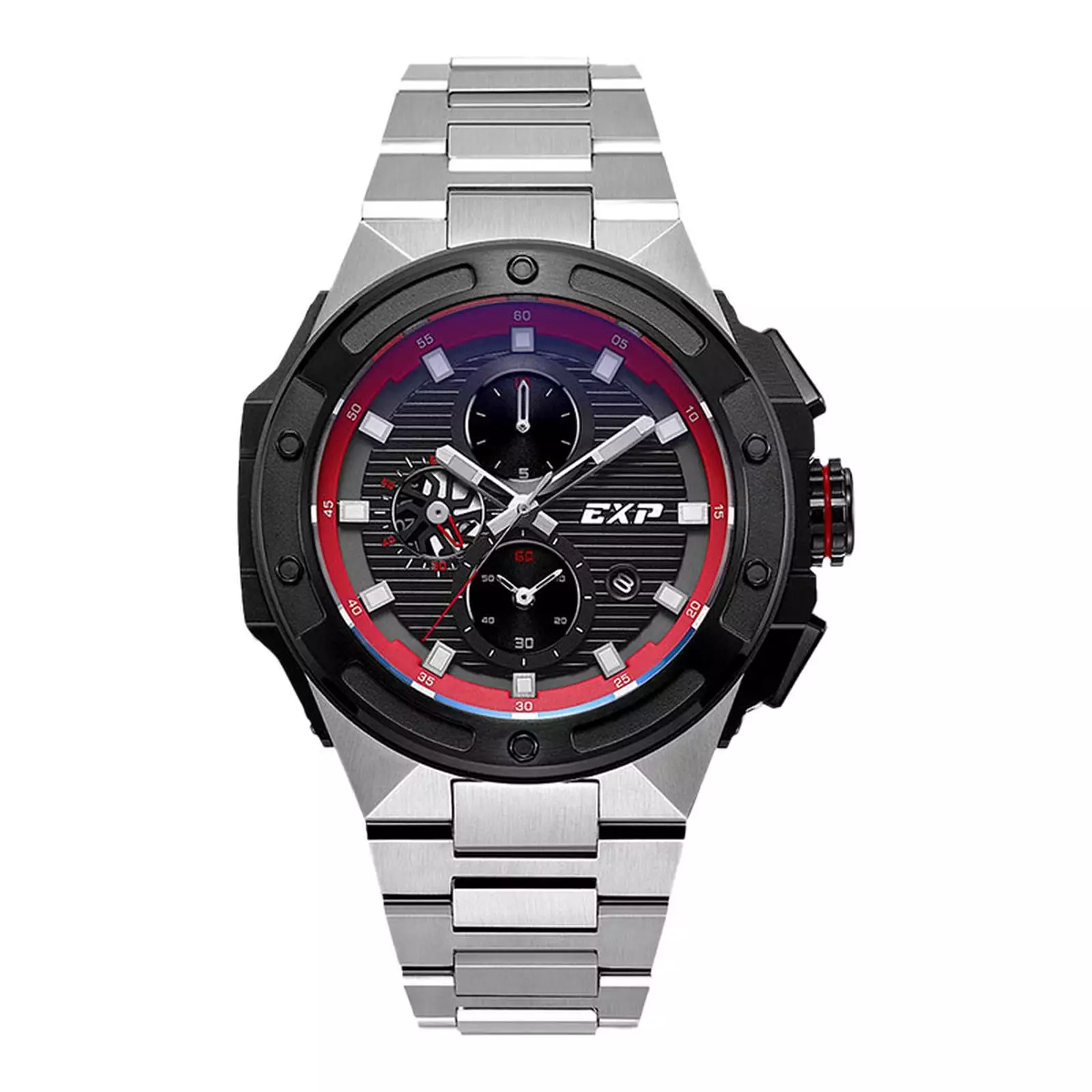 Jual Expedition Expedition 6818 Rantai Silver Ring Hitam Cowok Original ...