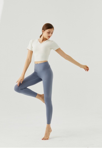 Too Chill for Yoga grey and blue Free to Fly Sports Pants《 Nordic Blue 》 4900FAA4070ED5GS_1