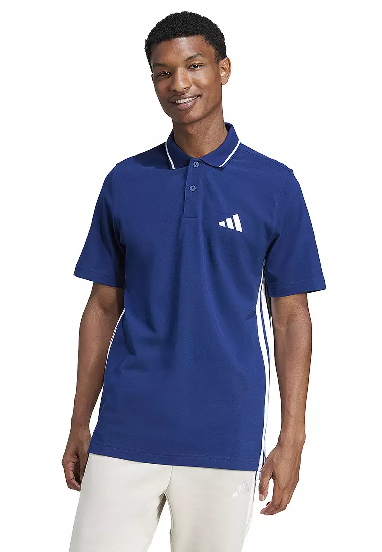 Essentials 3-Stripes Piqué Polo Shirt