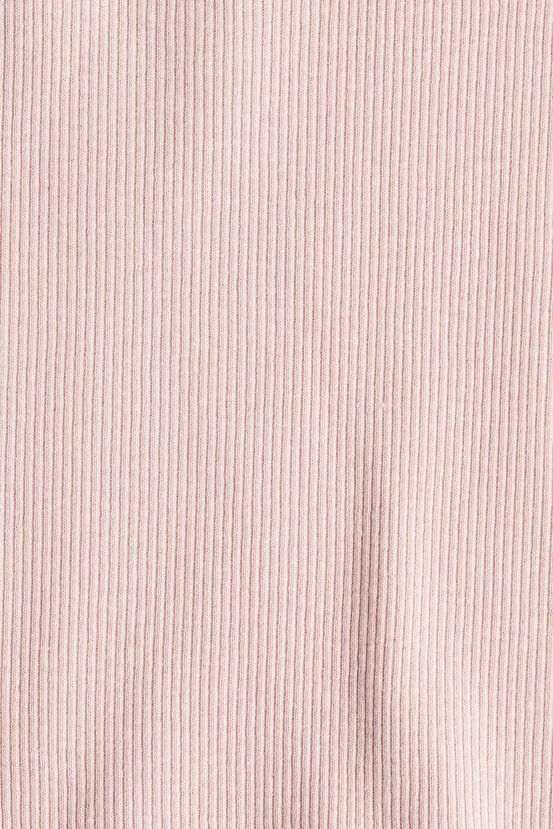Overlock-detail cotton top