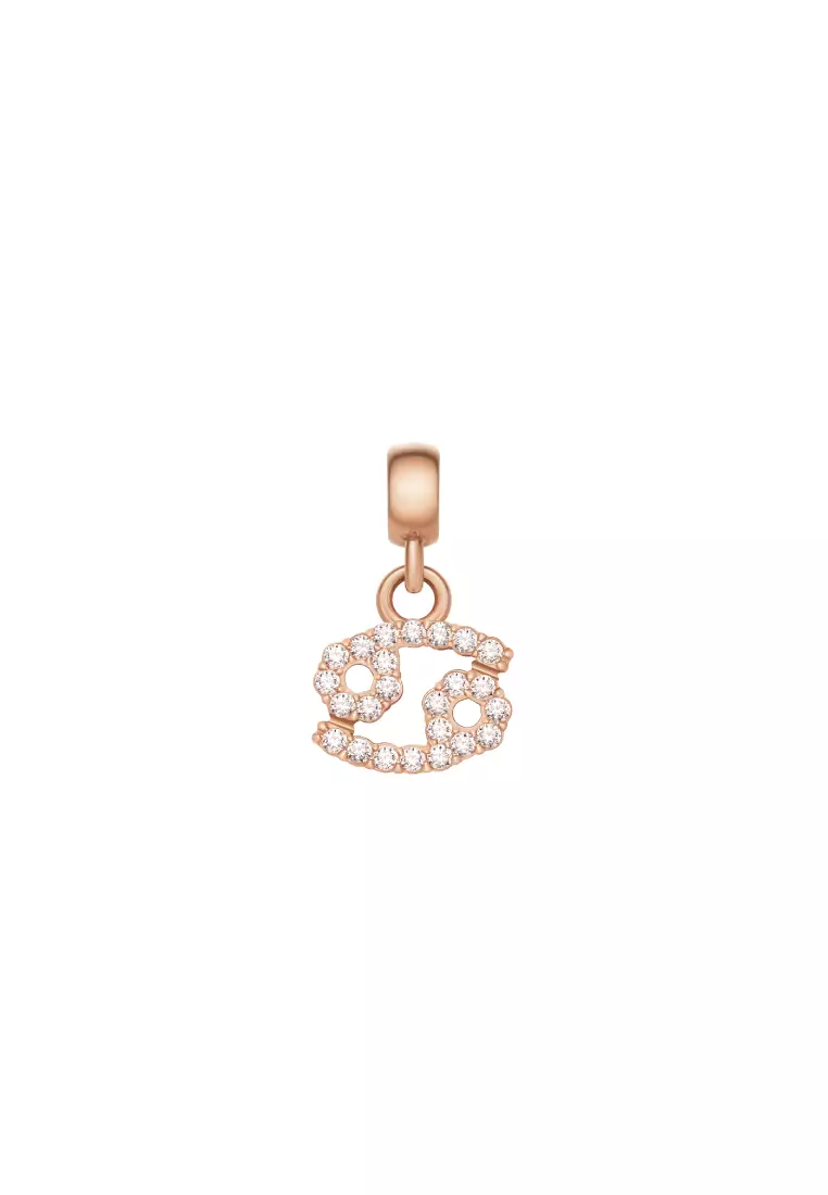 Charm Zodiac Sign Rose Gold - Cancer