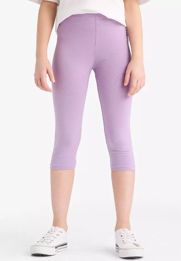 Elastic Midi Leggings