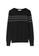 A-IN GIRLS black Simple Round Neck Sweater 7B7CAAA266D2ECGS_4