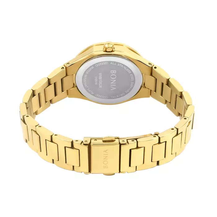 Jam Tangan Wanita Bonia Elegance White Dial Analog B10828-2217S Original