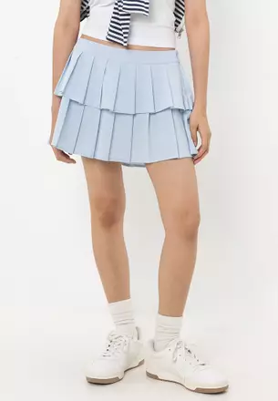 ★Porta★ LOW WAIST MINI COTTON SKIRT SHORTS GREY 24WT24 Out From Under Bec Low-Rise Micro Mini Skort | Urban