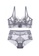 W.Excellence grey Premium Gray Lace Lingerie Set (Bra and Underwear) 7CDAFUSCBBA822GS_1