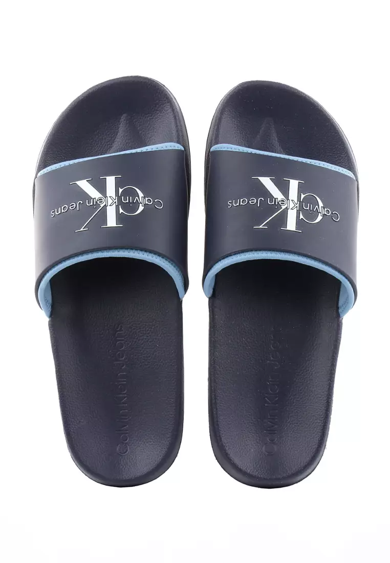 Discount on Calvin Klein  shoes - SKU: Cka Slides Multi Color