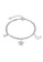 CELOVIS silver CELOVIS - La Twinkle Moon & Star with Pearl Pendant Charm on Multi-layer Chain Bracelet in Silver A3986ACCD655BFGS_1