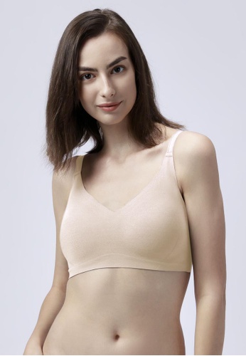 Her Own Words beige Invisible Bralette Mesh (Suitable for C-E Cup) E4637US33EE0E7GS_1