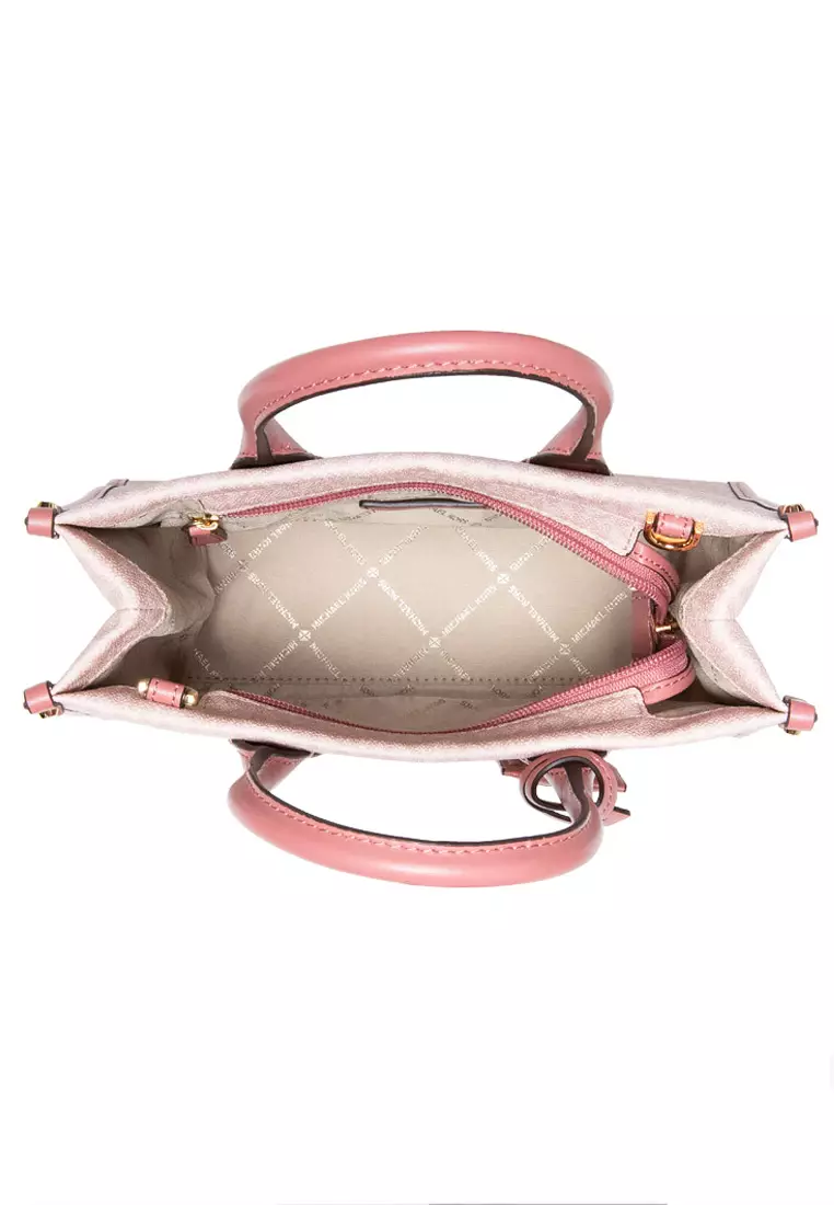 Mirella Small Logo Crossbody - Powder Blush