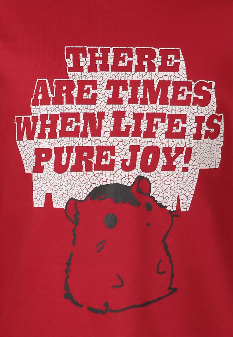 Pito Dito Girl Tamalane T-shirt Anak Merah